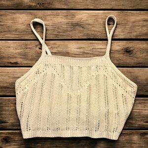 Freshman 1996 Crochet crop Tank NWOT